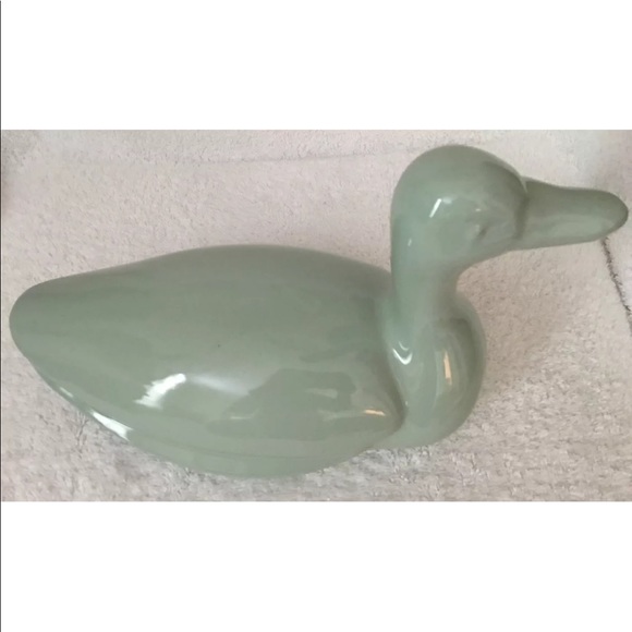 🦆Nora Fenton Deco Contempo Duck🦆Sage/Mint Green, Vintage & Original Owner - Picture 3 of 8